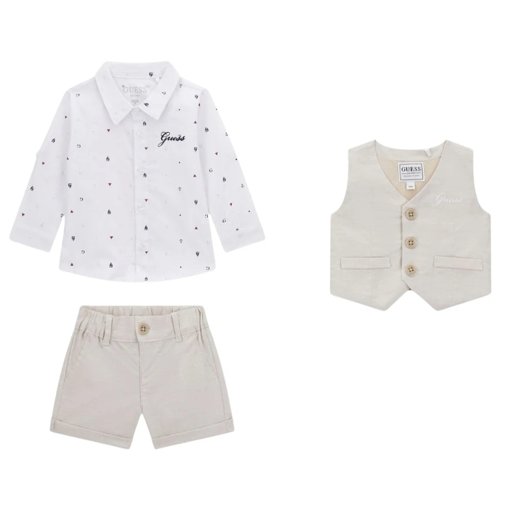 Guess - Set Vest Shirt Short