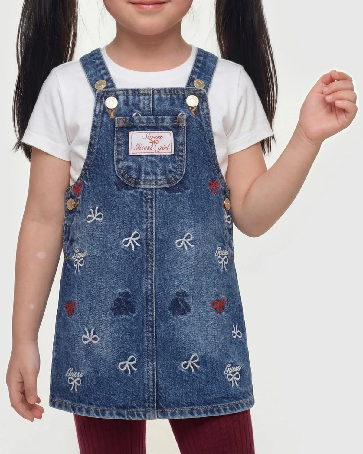 Guess - Abito Romper Rigid Denim