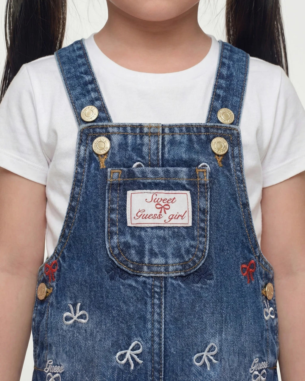 Guess - Abito Romper Rigid Denim