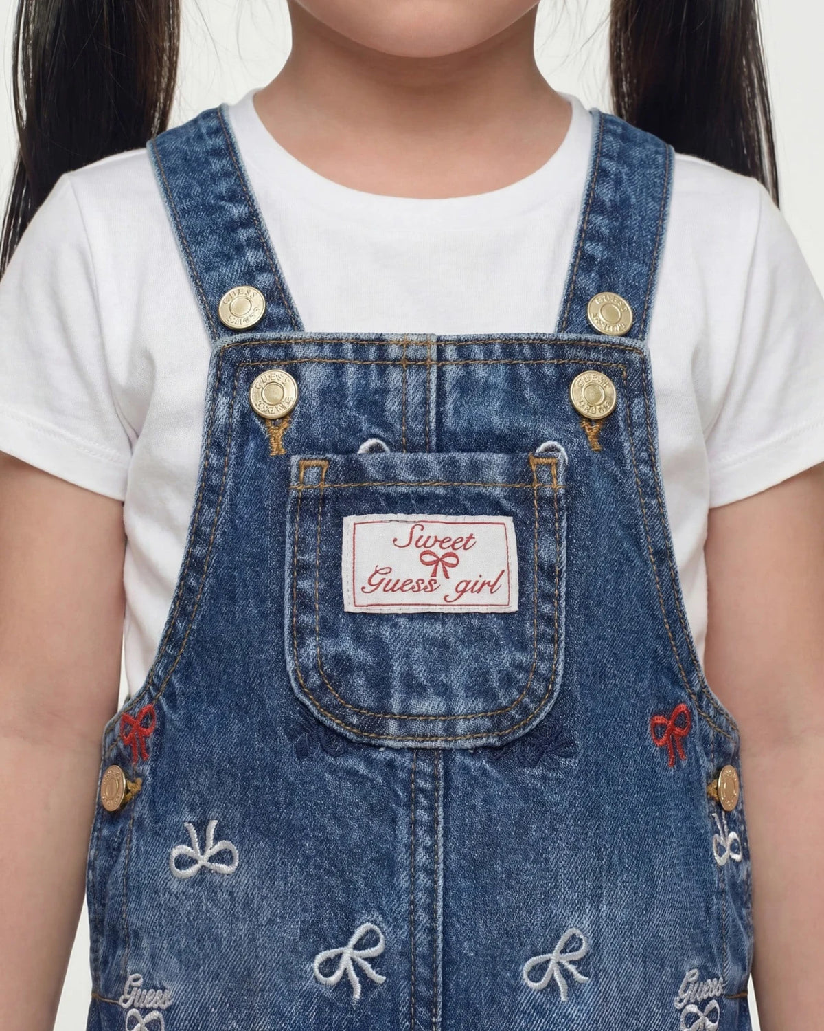 Guess - Abito Romper Rigid Denim