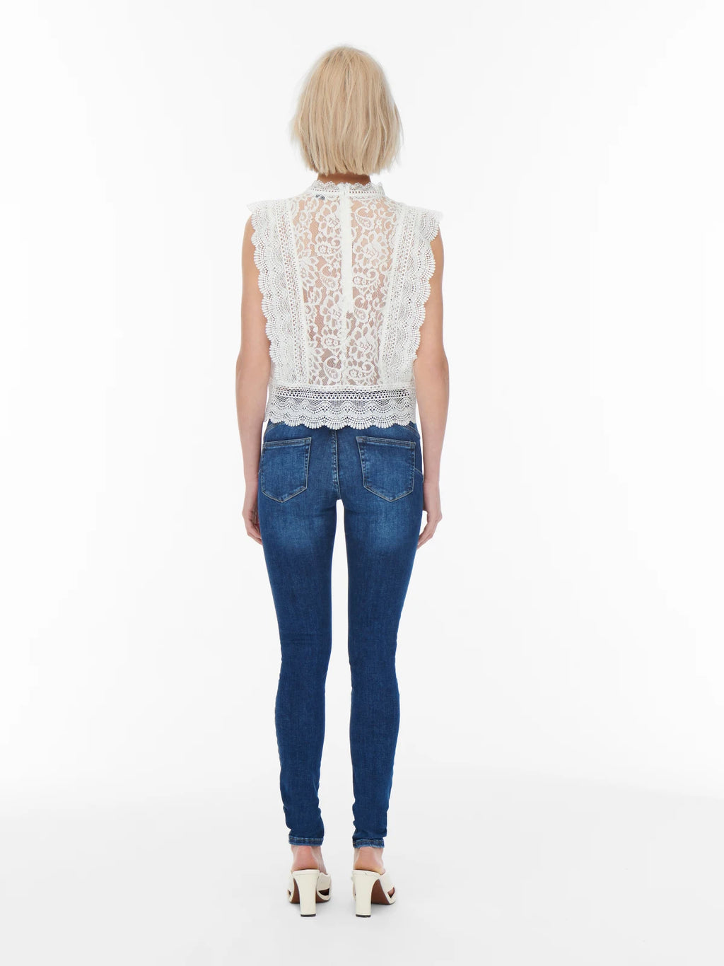 Only - T-Shirt Onlkaro S/L Lace