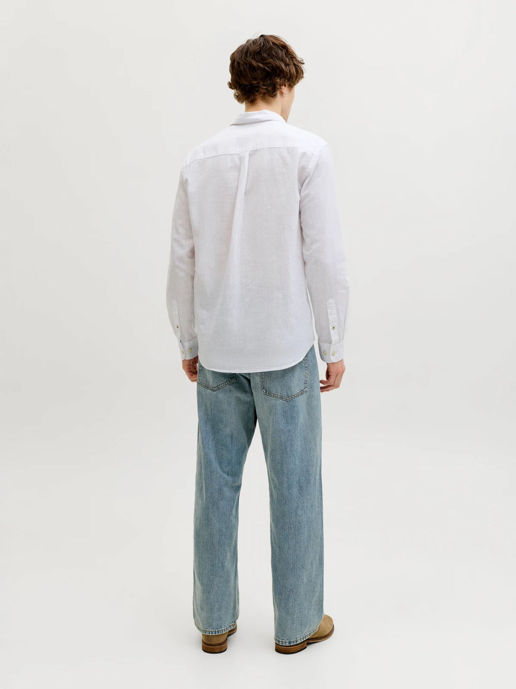 Jack&Jones - Camicia Jjesummer Linen Ble