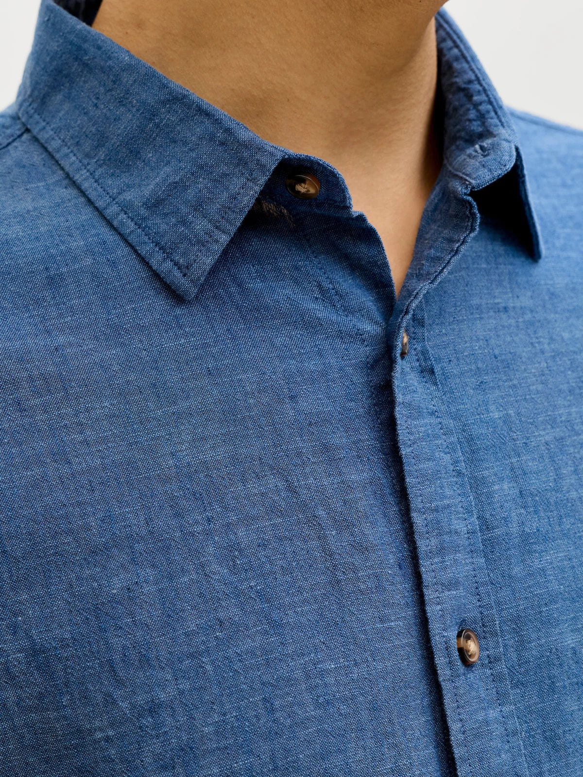 Jack&Jones - Camicia Jjesummer Linen Ble