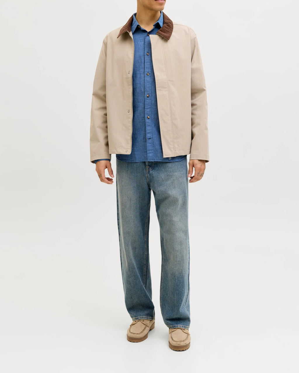 Jack&Jones - Camicia Jjesummer Linen Ble