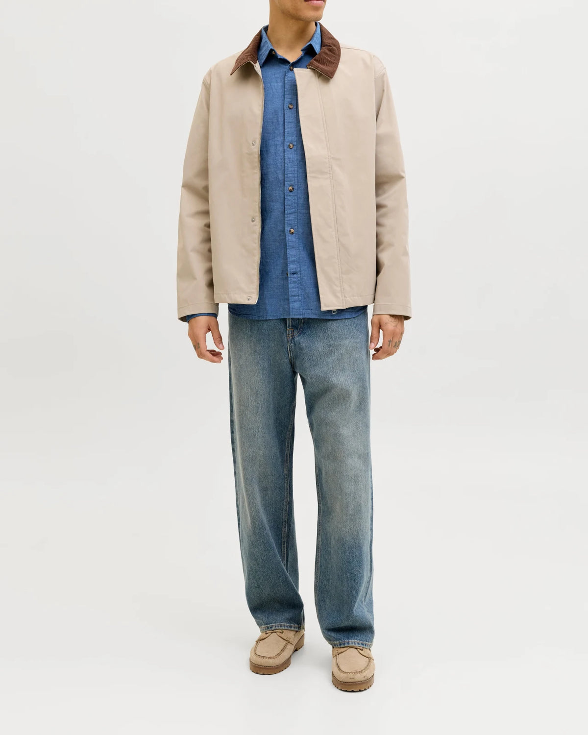 Jack&Jones - Camicia Jjesummer Linen Ble