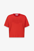 Gaelle - Paris T-Shirt Crop Paricollo Mez