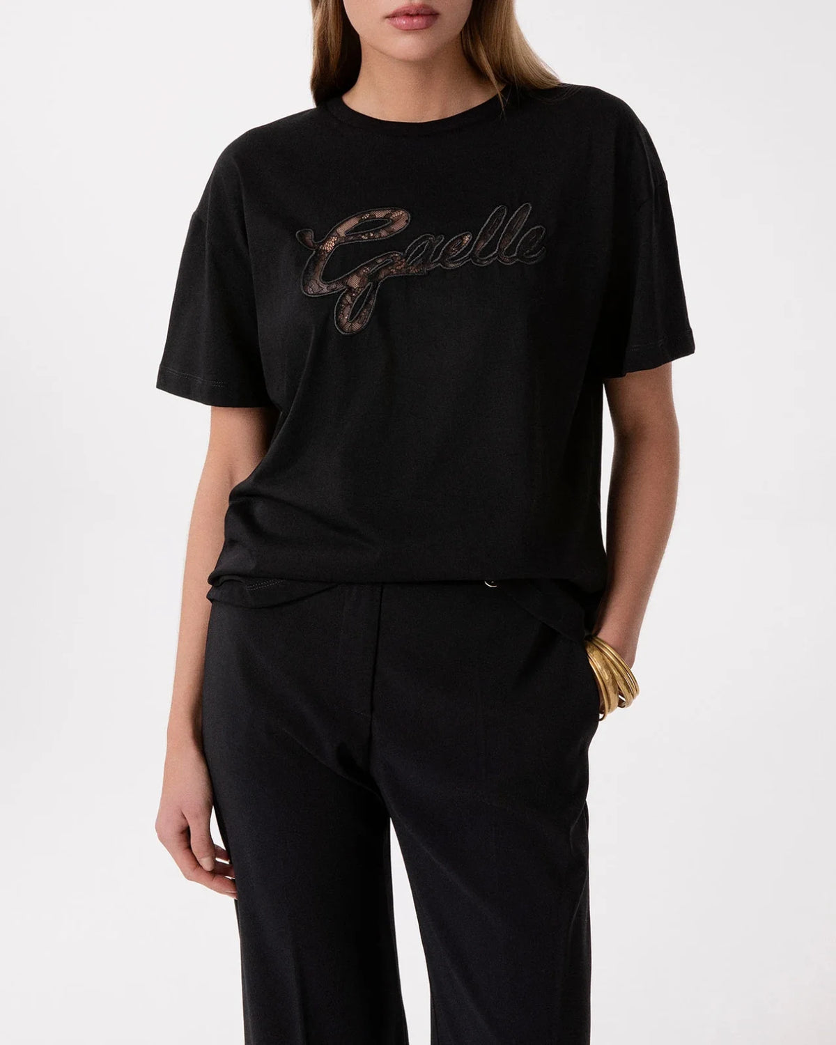 Gaelle - Paris T-Shirt Paricollo Mezza Ma