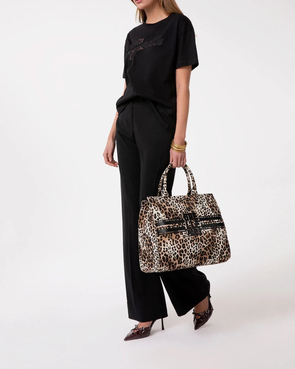 Gaelle - Paris T-Shirt Paricollo Mezza Ma