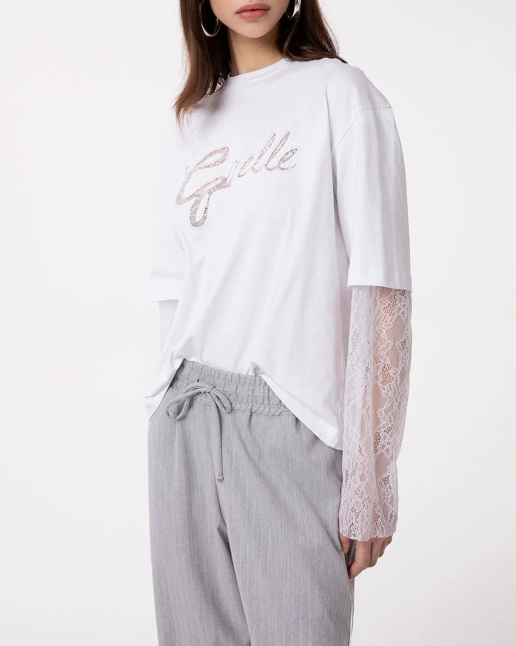 Gaelle - Paris T-Shirt Paricollo Mezza Ma