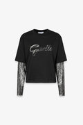 Gaelle - Paris T-Shirt Paricollo Mezza Ma