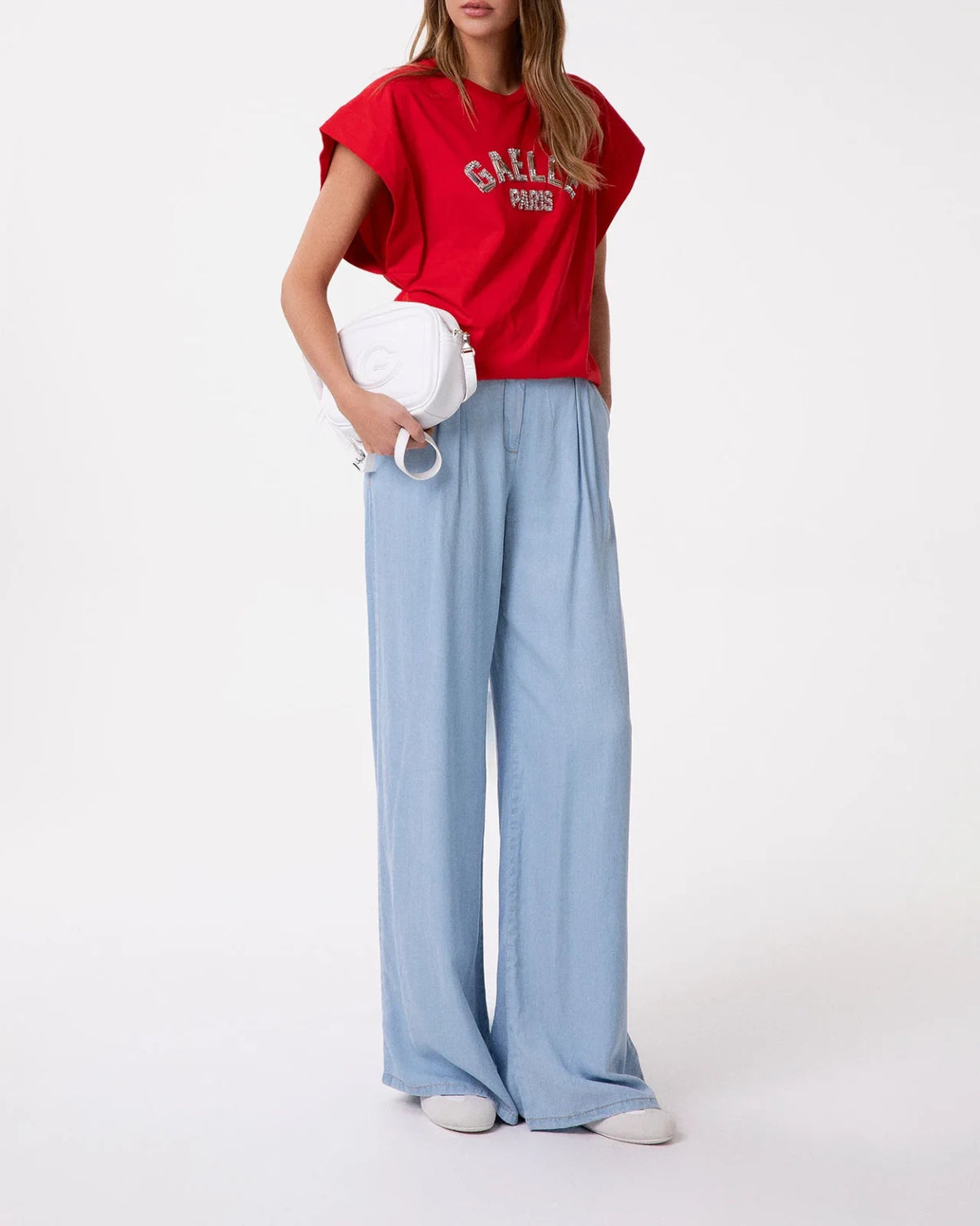 Gaelle - Paris T-Shirt Paricollo Smanicat