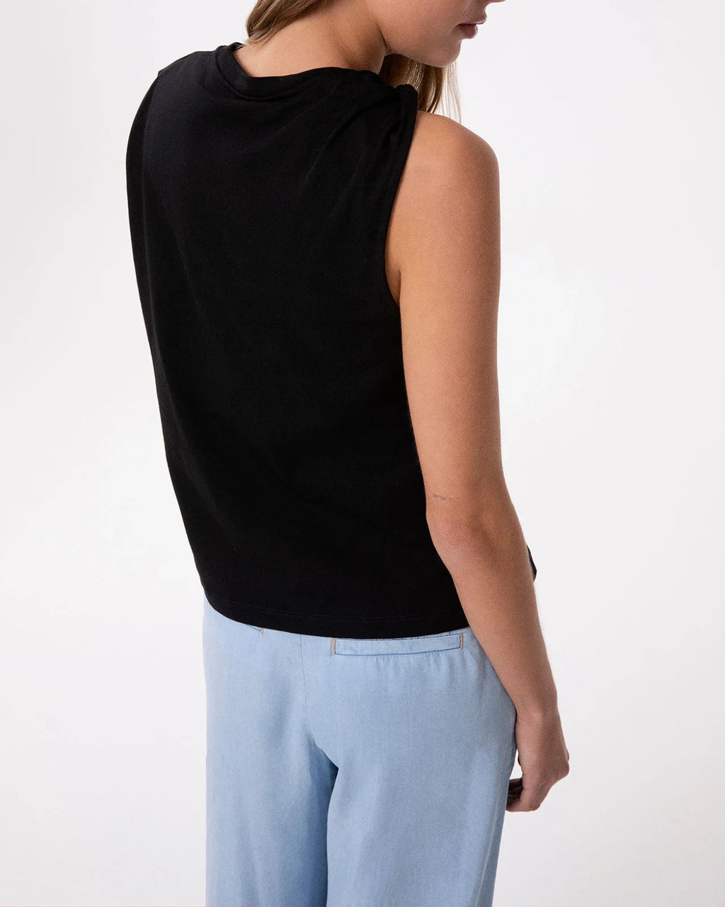 Gaelle - Paris T-Shirt Smanicata Con Dett