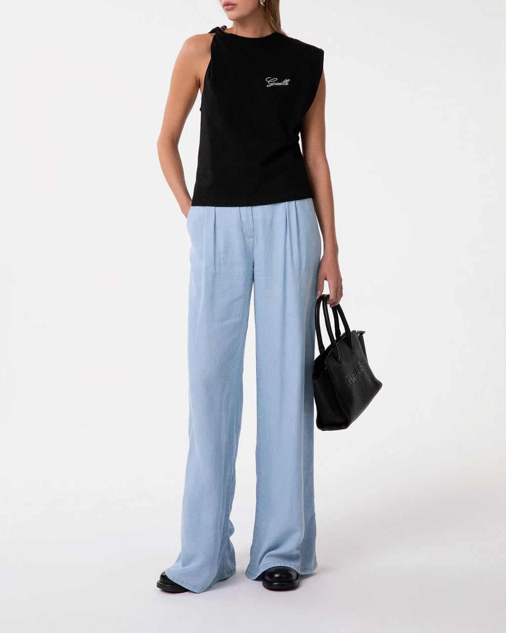 Gaelle - Paris T-Shirt Smanicata Con Dett