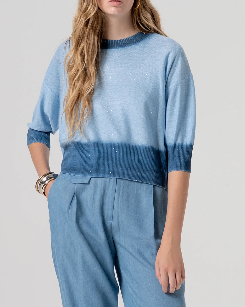 Fracomina - Maglia Knitted Blu
