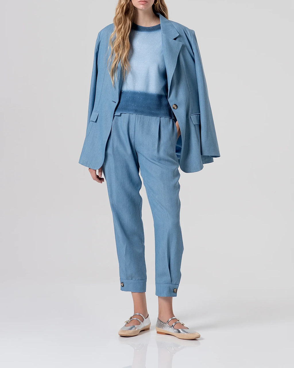 Fracomina - Maglia Knitted Blu