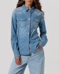 Fracomina - Camicia Denim Basic