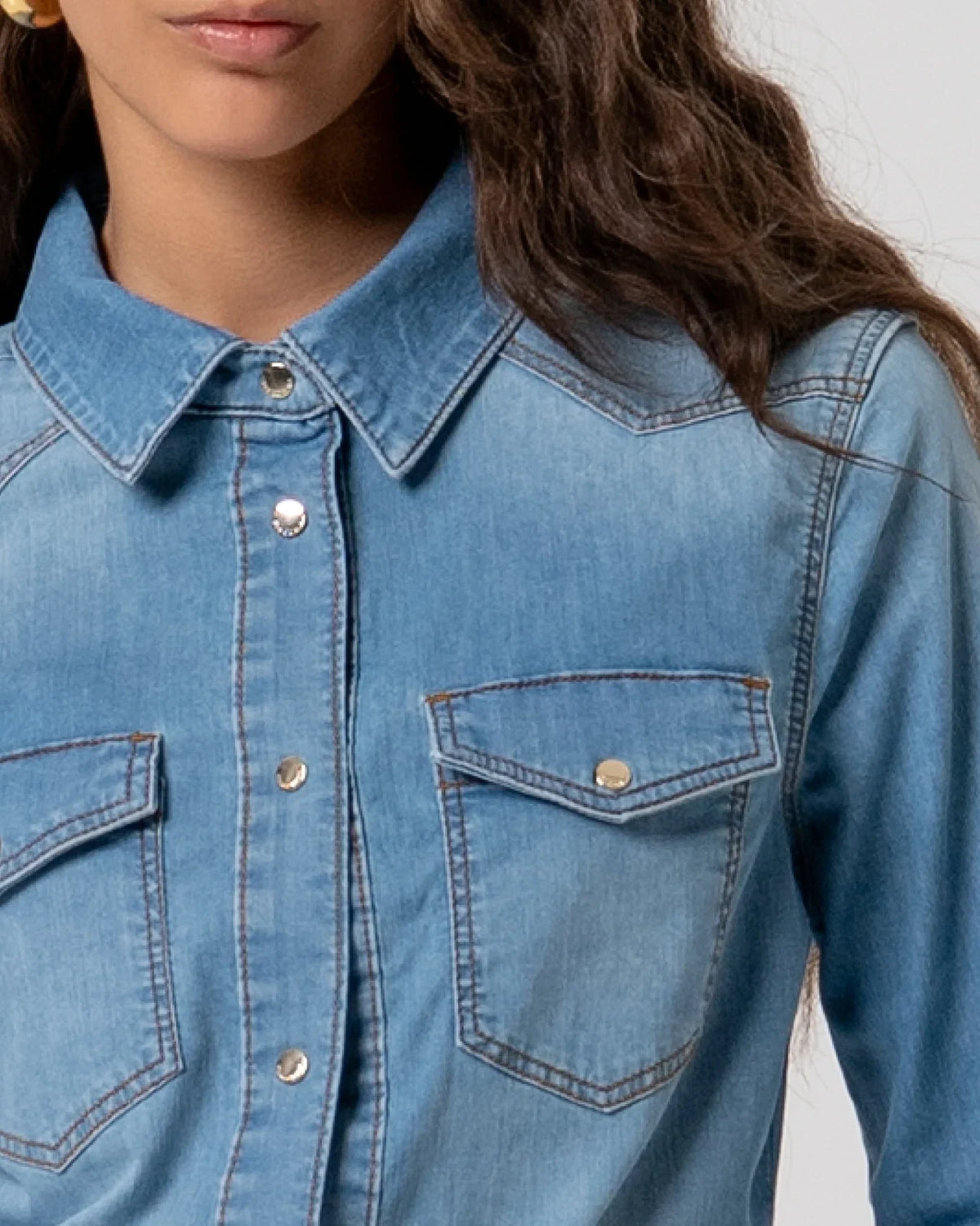 Fracomina - Camicia Denim Basic