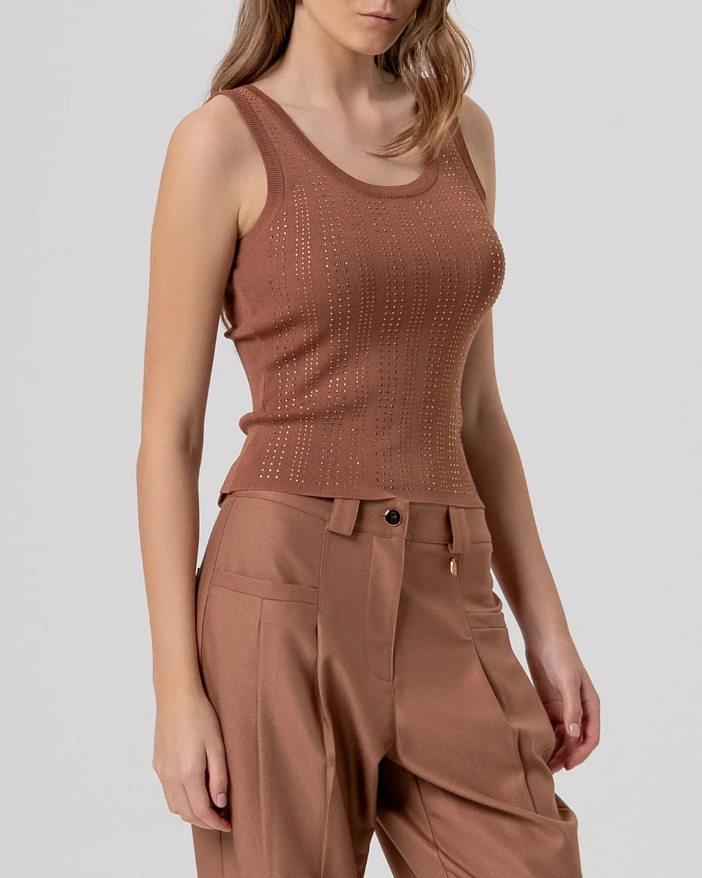 Fracomina - Top Embellished Tank Top