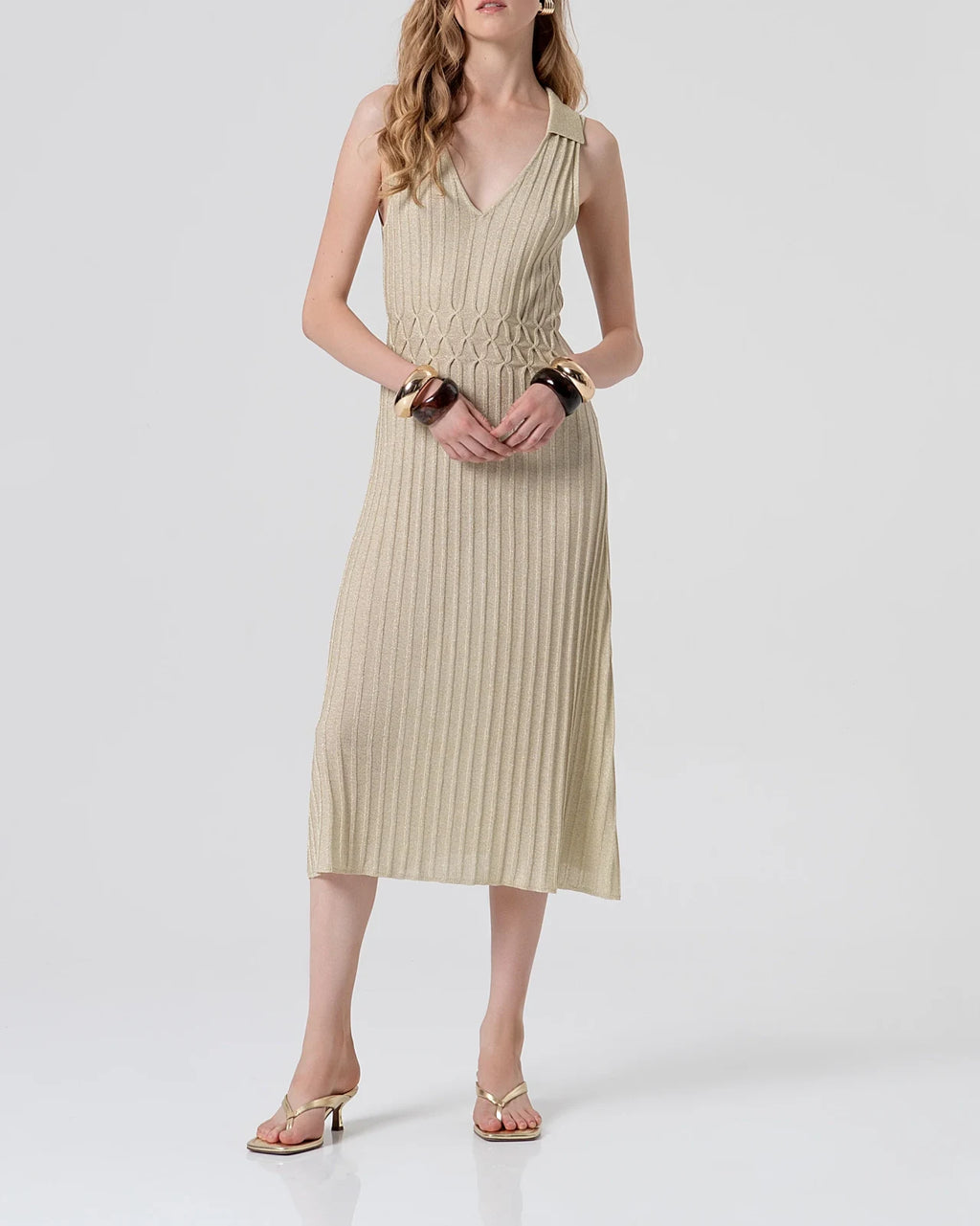 Fracomina - Abito Midi Knitted