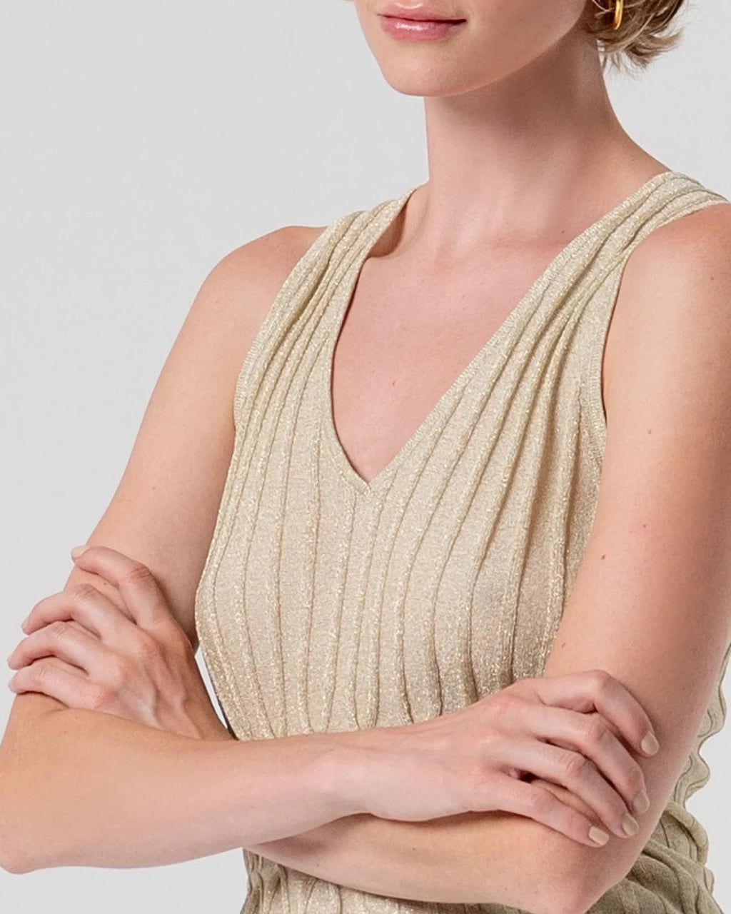 Fracomina - Maglia Knitted Tank Top Go