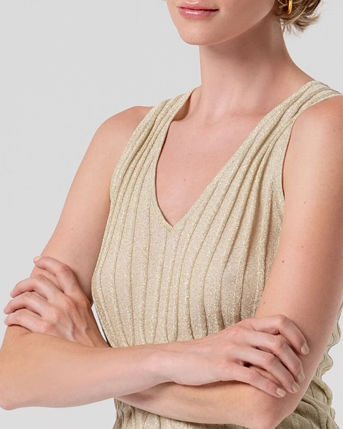 Fracomina - Maglia Knitted Tank Top Go