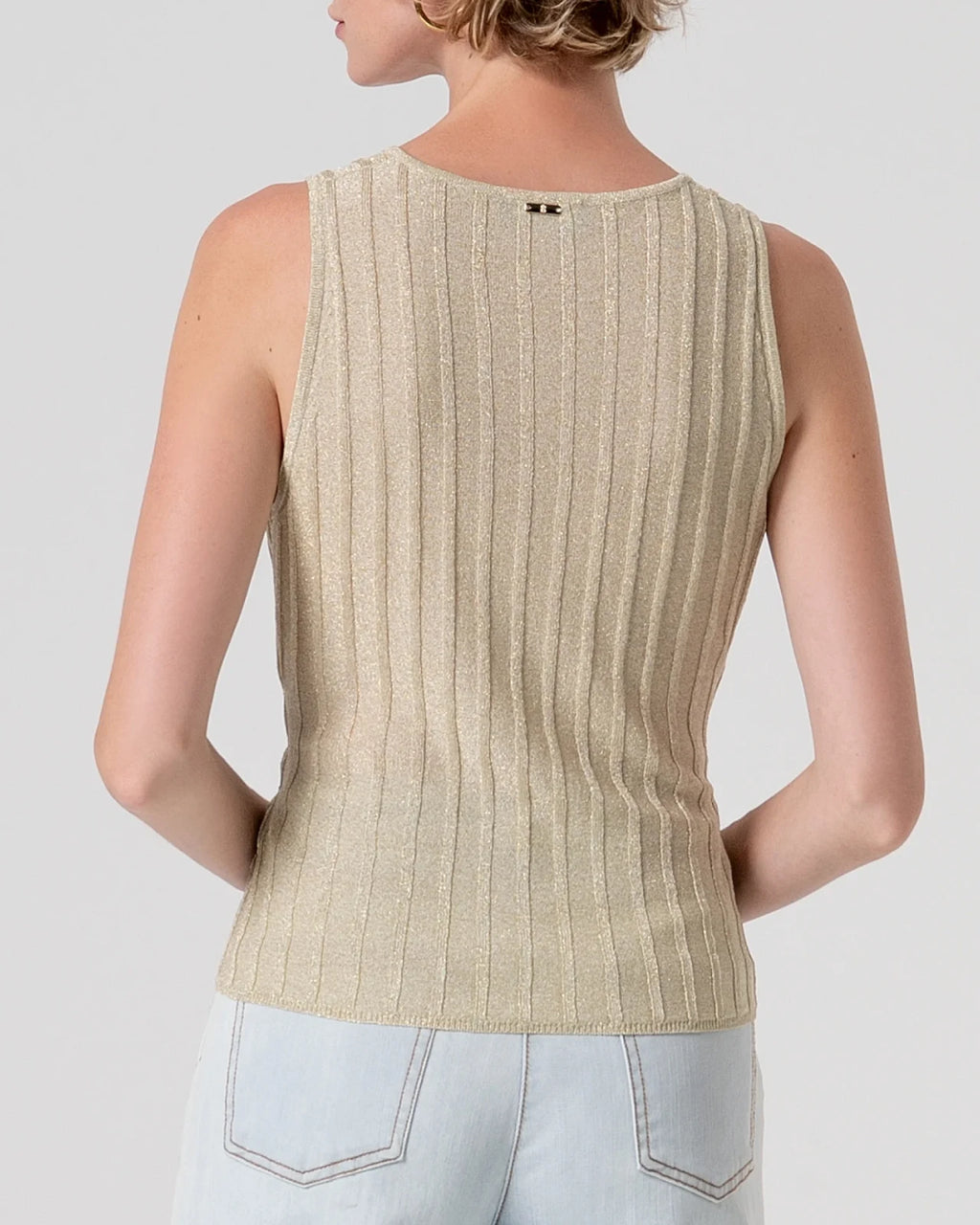 Fracomina - Maglia Knitted Tank Top Go