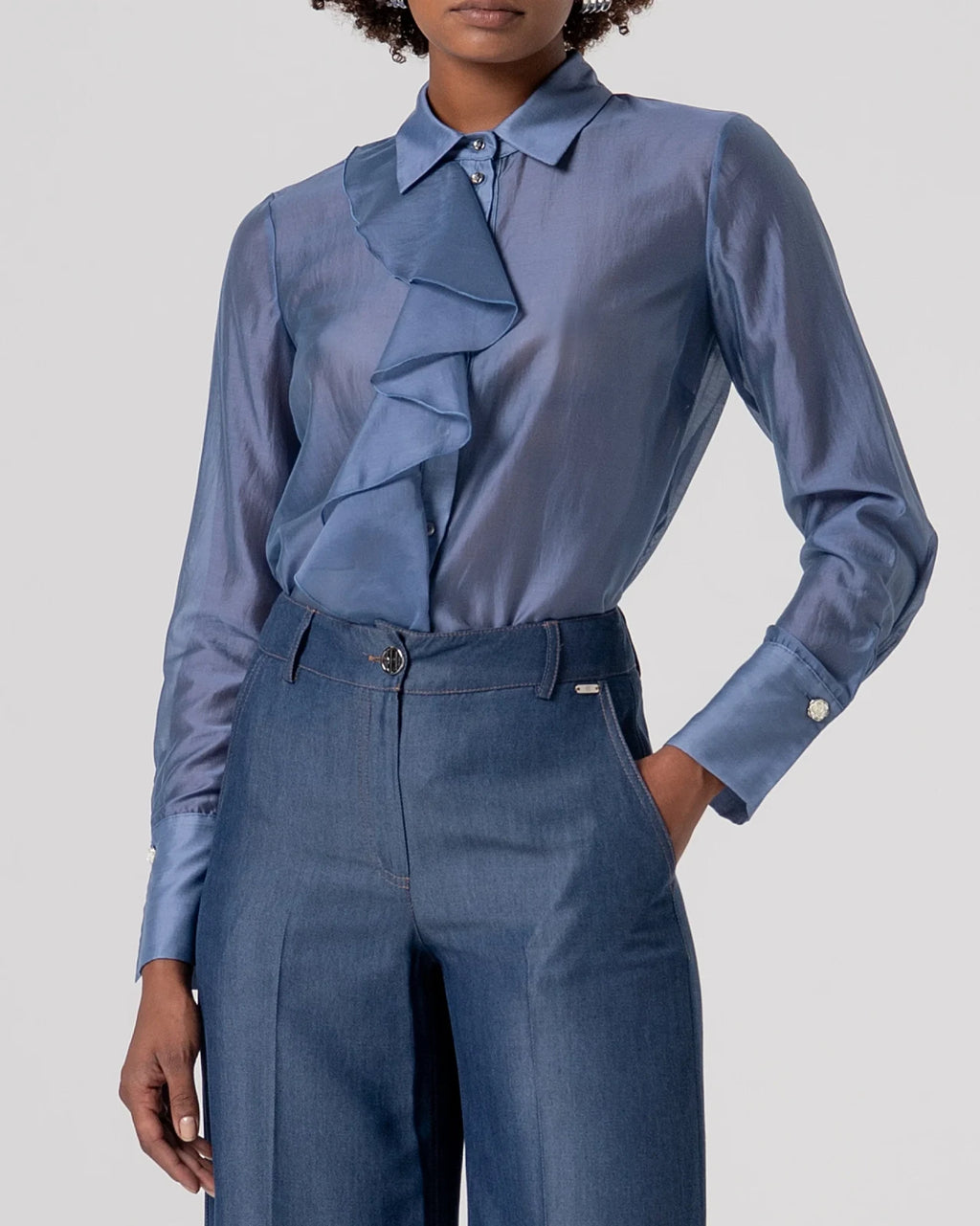 Fracomina - Jeans Denim Palazzo Pants