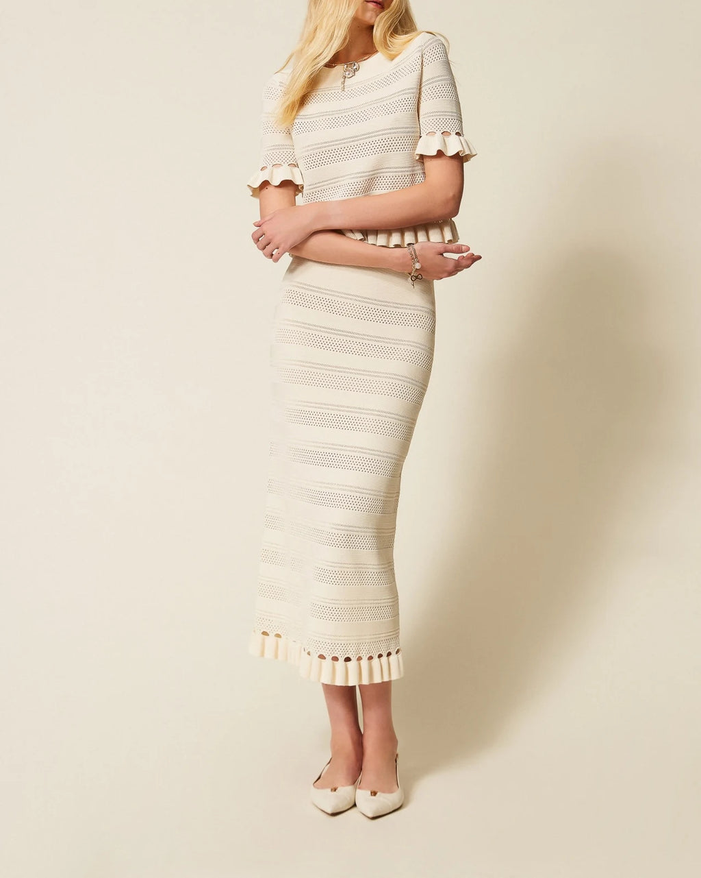 Twinset - Gonna In Maglia Punz