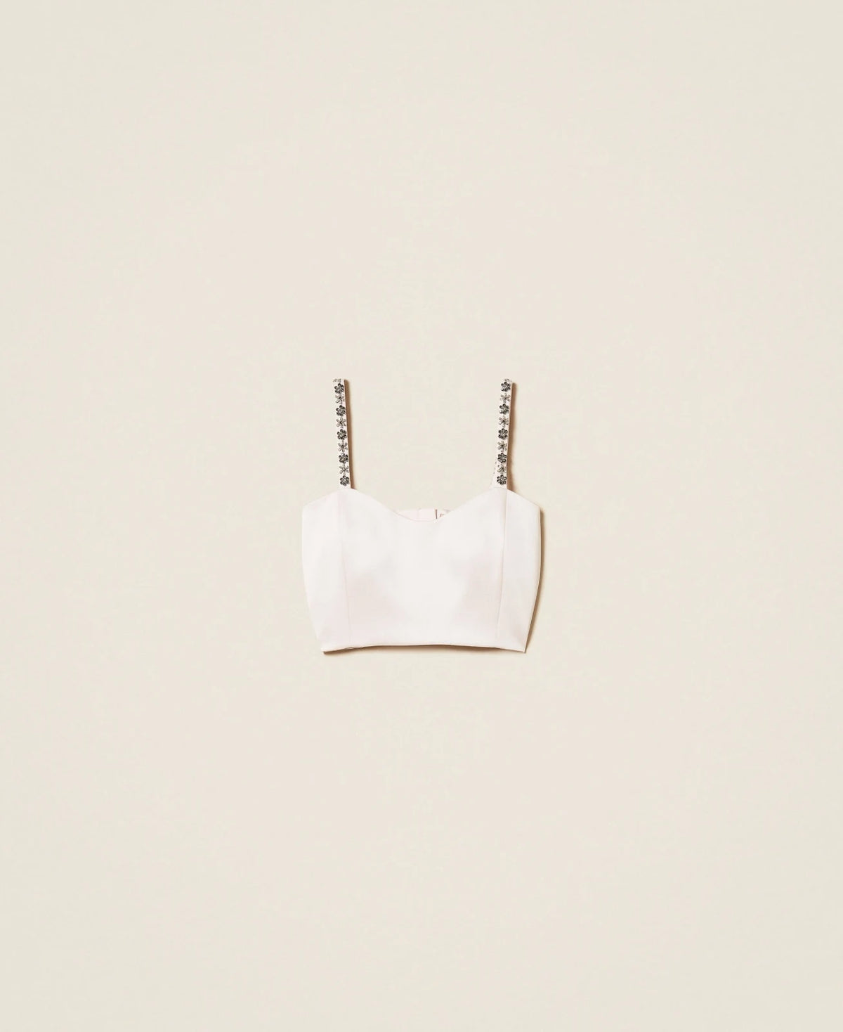 Twinset - Top Corto Con Spallini