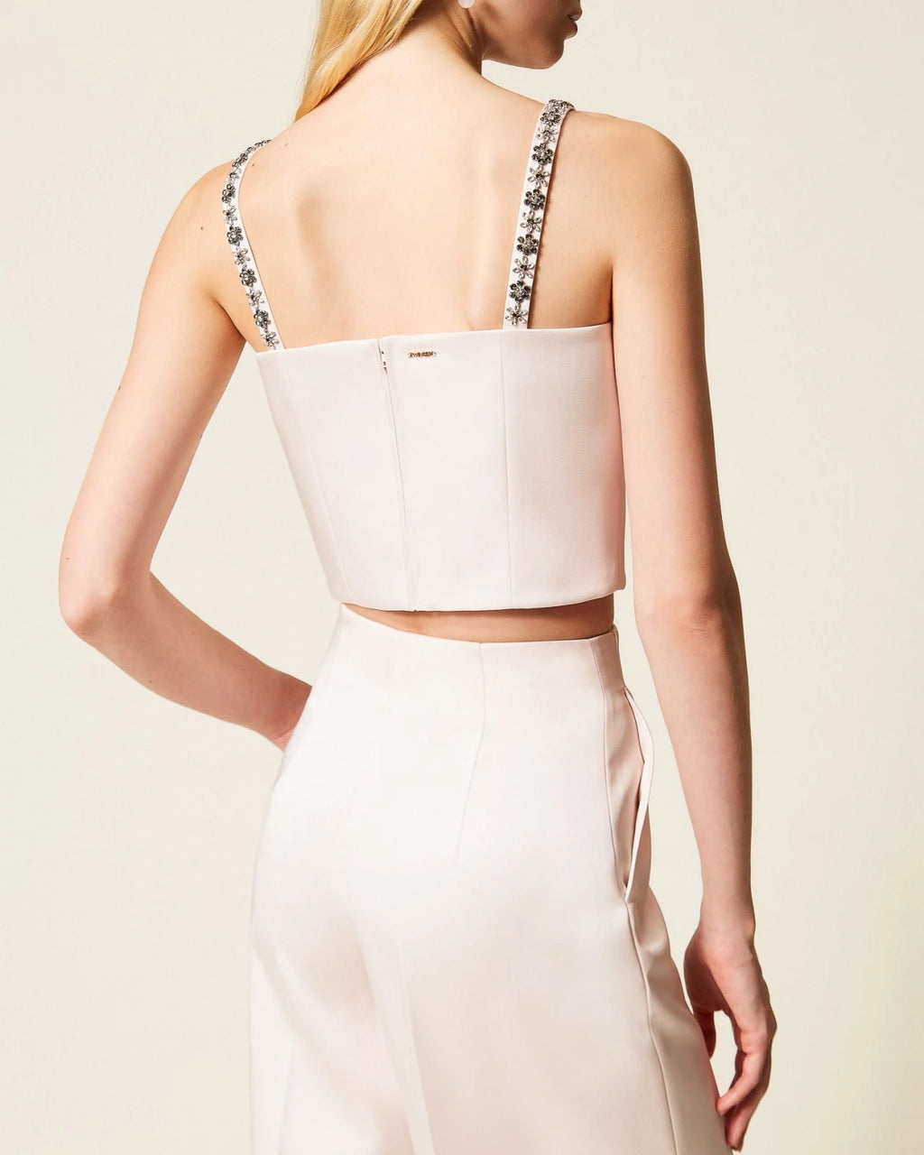 Twinset - Top Corto Con Spallini