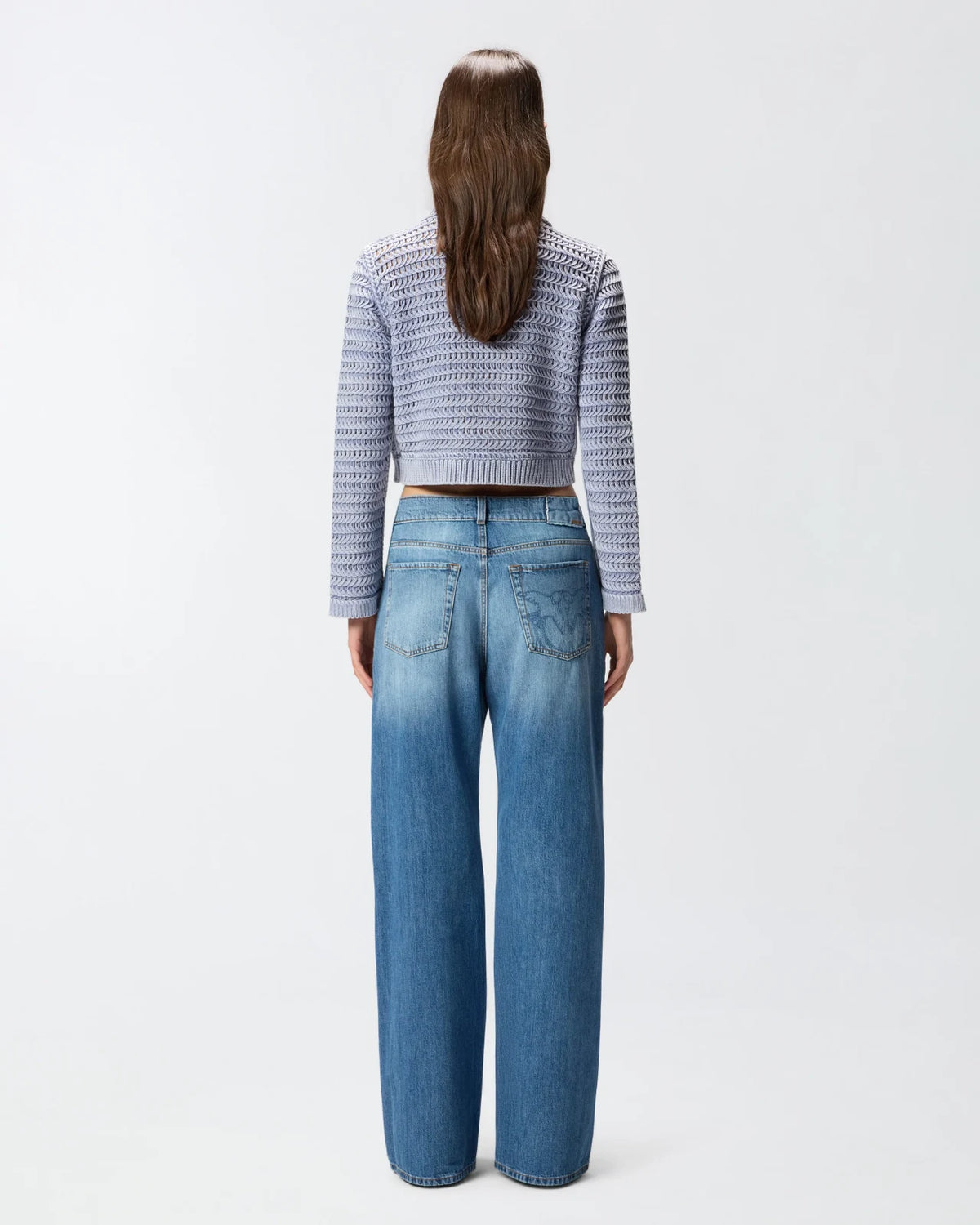 Pinko - Jeans Wanda Wide Leg Mediu