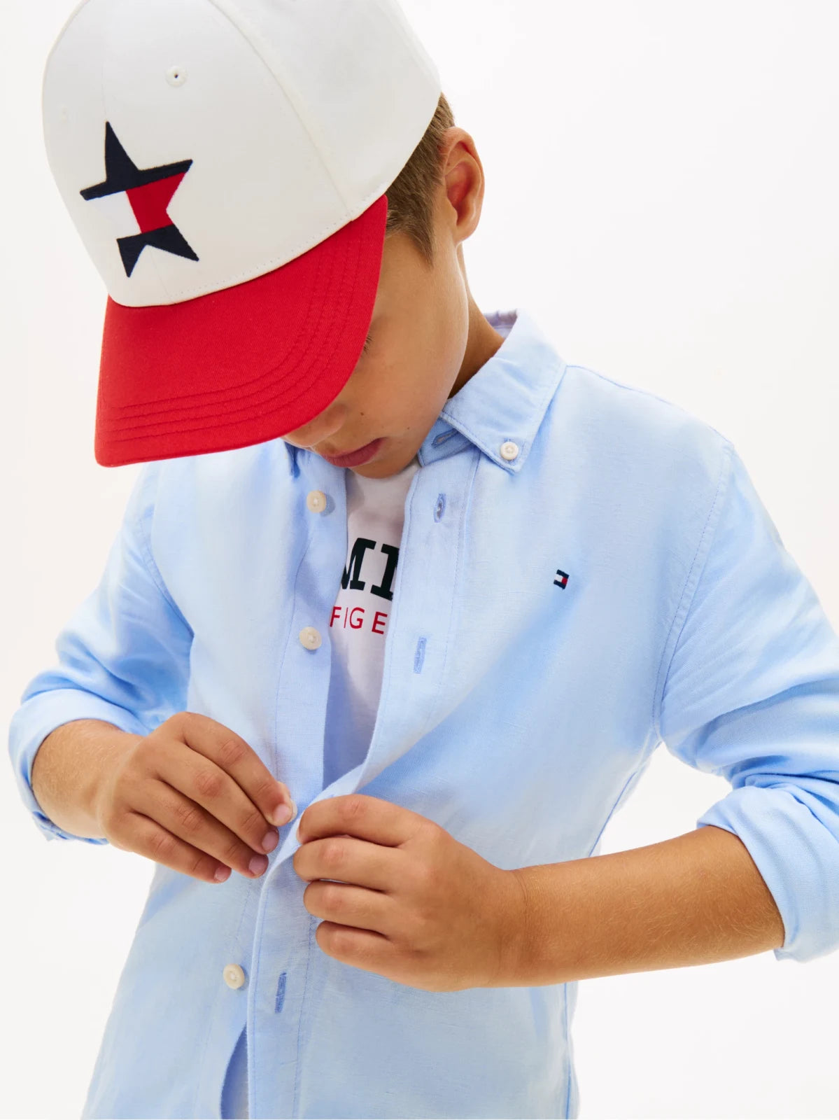 Tommy Hilfiger - Camicia Linen Blend Rela