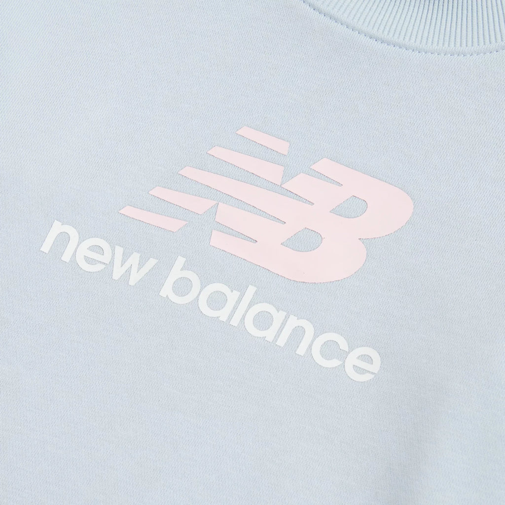 New Balance - Bimba Felpa Nb Ft Stacked Logo