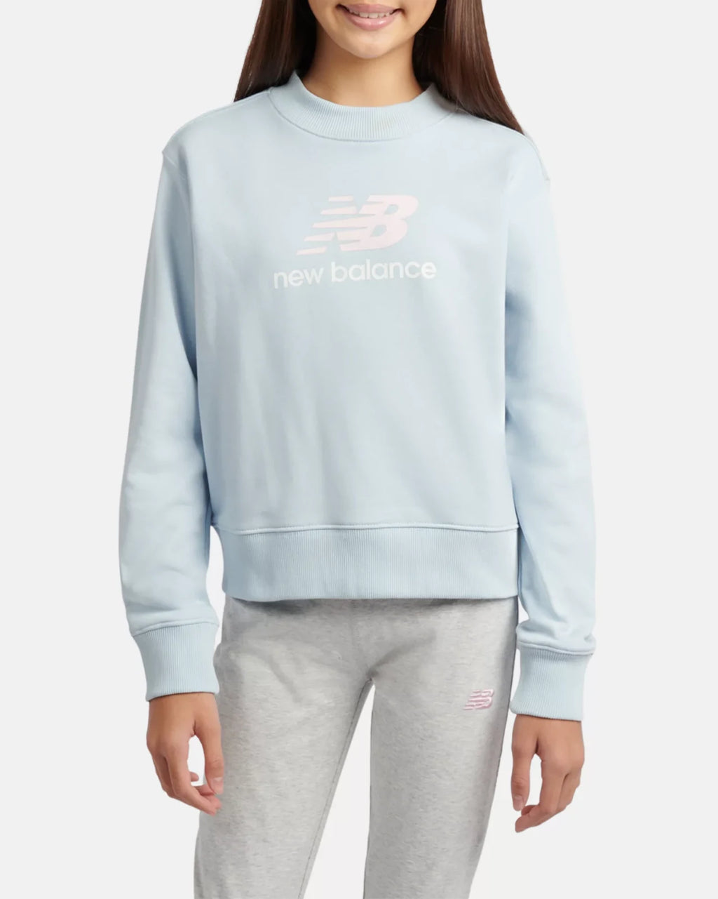 New Balance - Bimba Felpa Nb Ft Stacked Logo