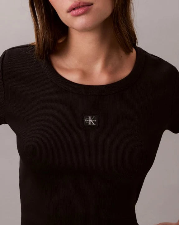 Calvin Klein - T-Shirt Woven Label Ba
