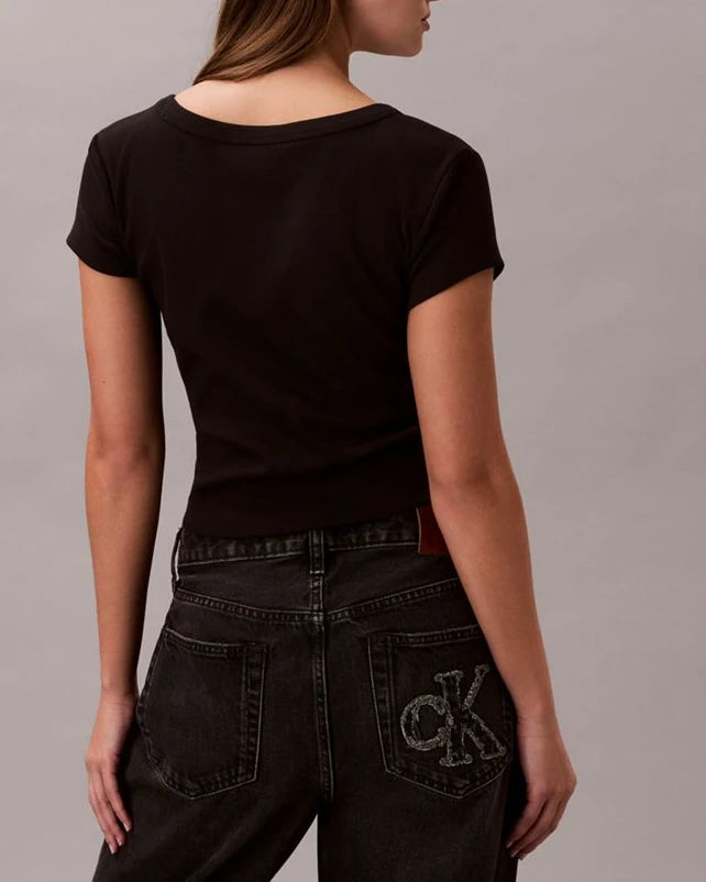 Calvin Klein - T-Shirt Woven Label Ba