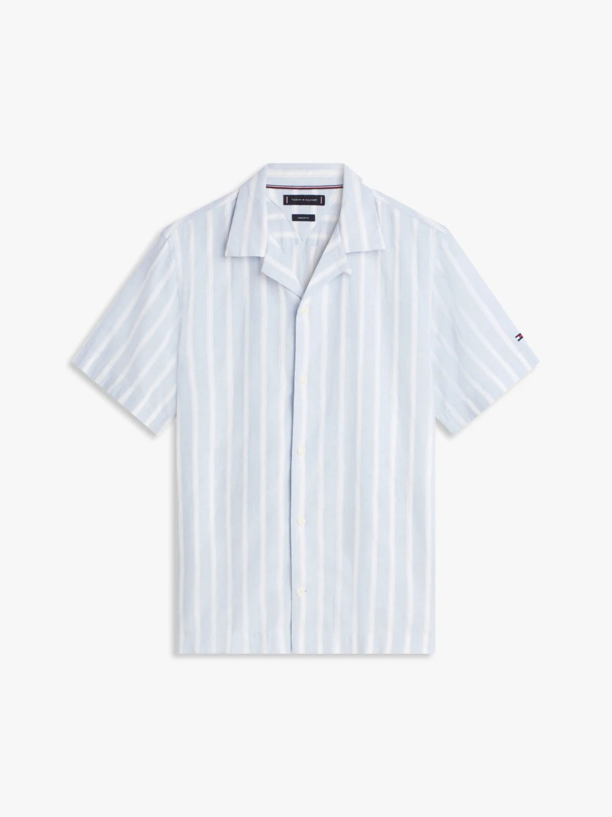 Tommy Hilfiger - Camicia Lin Blend Texture
