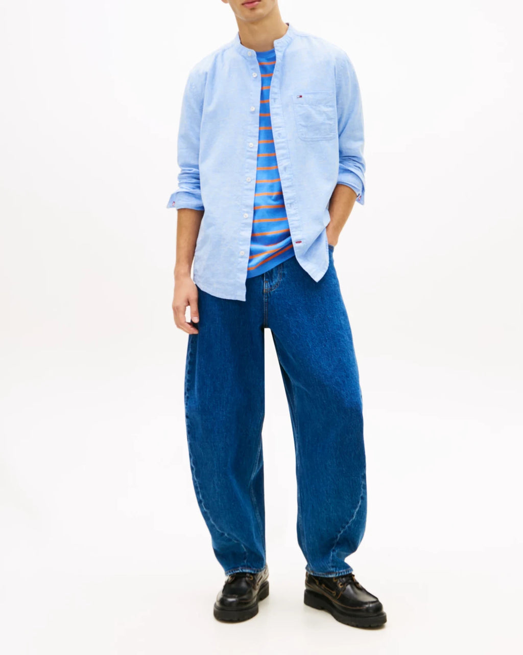 Tommy Hilfiger - Camicia Linen Mx Ba