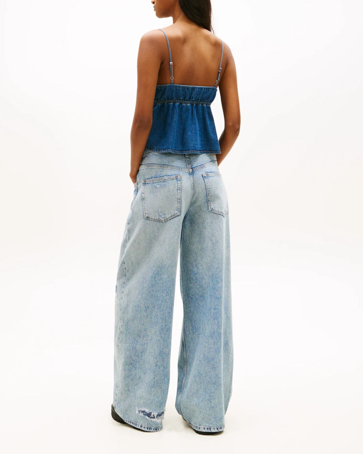 Tommy Hilfiger - Camicia Tjw Crop Chambray