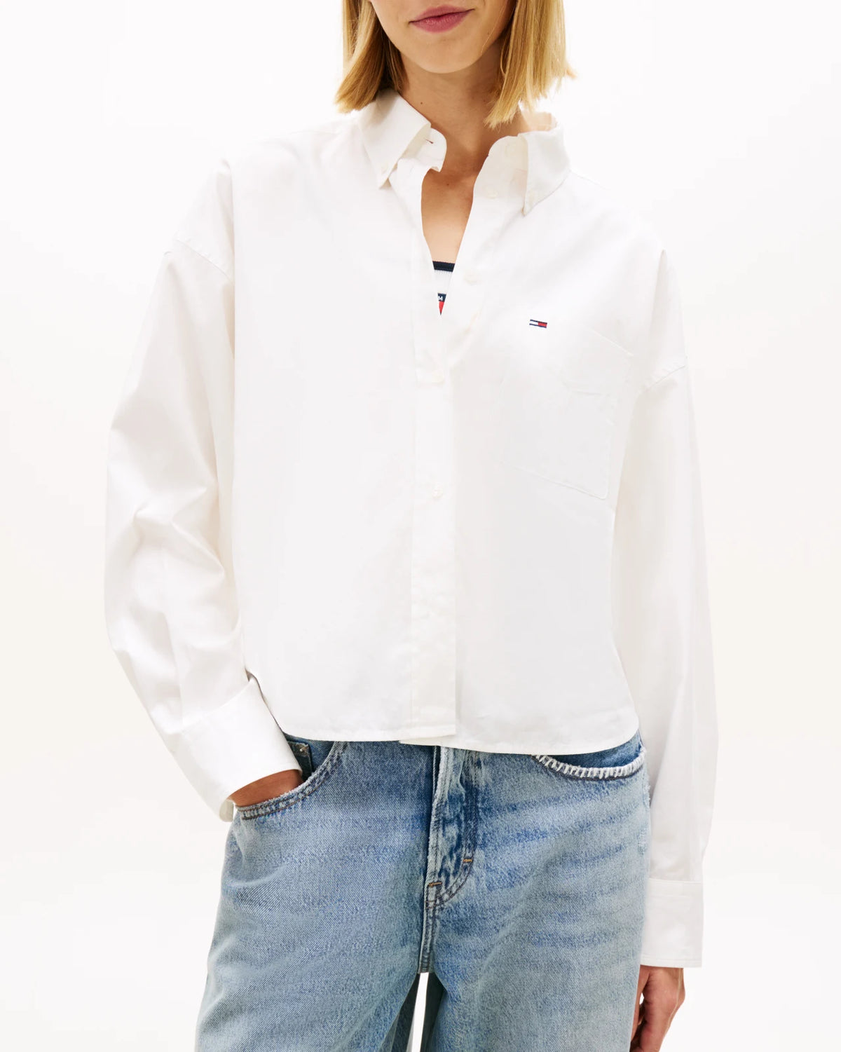 Tommy Hilfiger - Camicia Tjw Essential Crop
