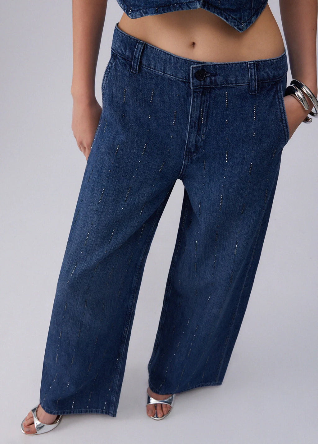 Liu Jo - Jeans Pant.Flare Strass Re