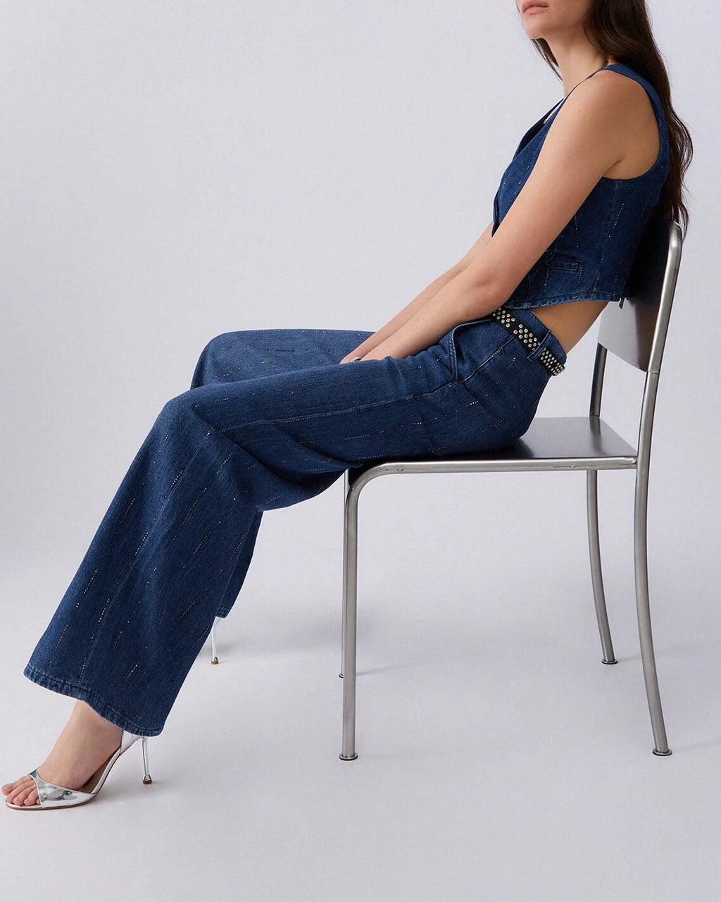 Liu Jo - Jeans Pant.Flare Strass Re