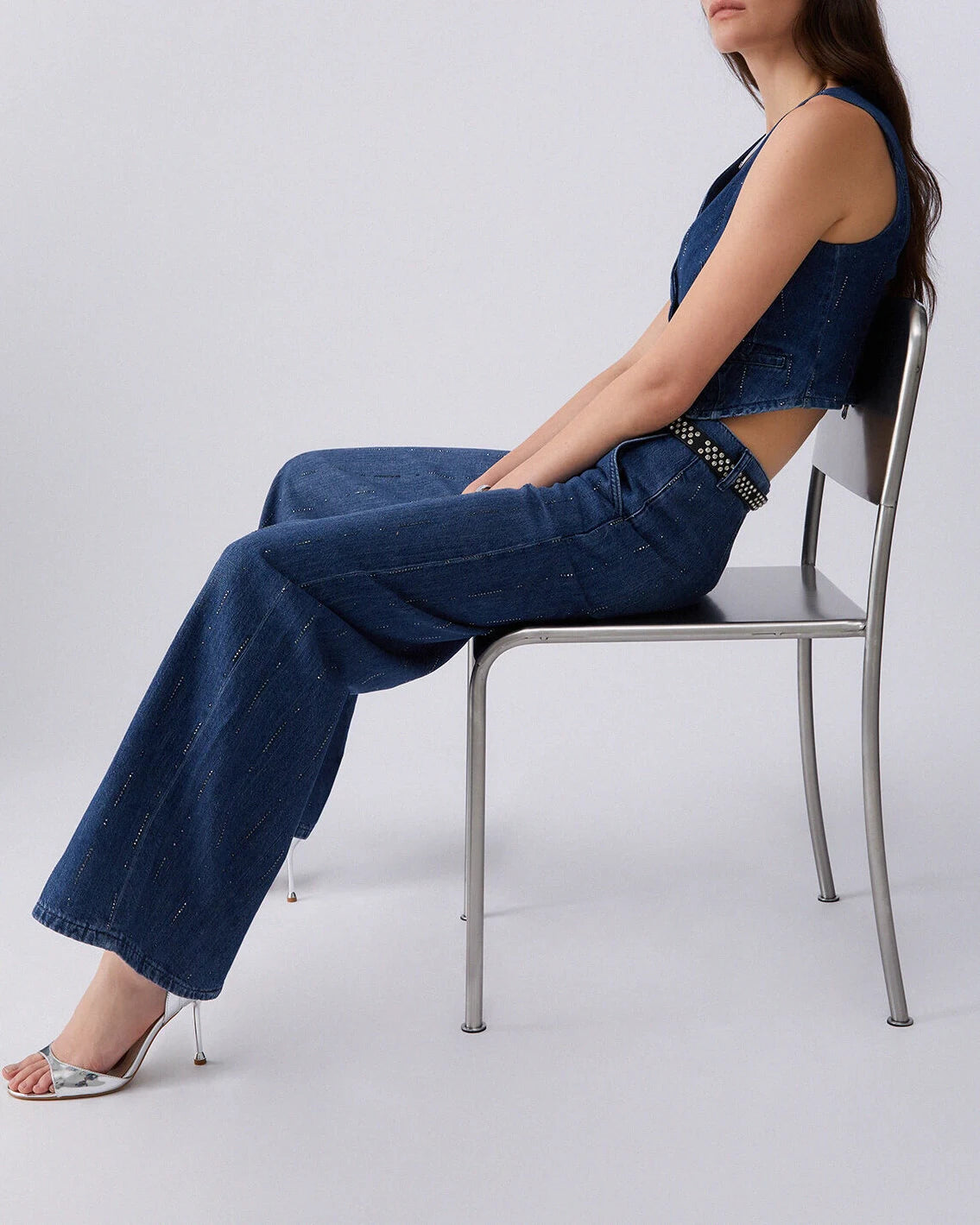 Liu Jo - Jeans Pant.Flare Strass Re