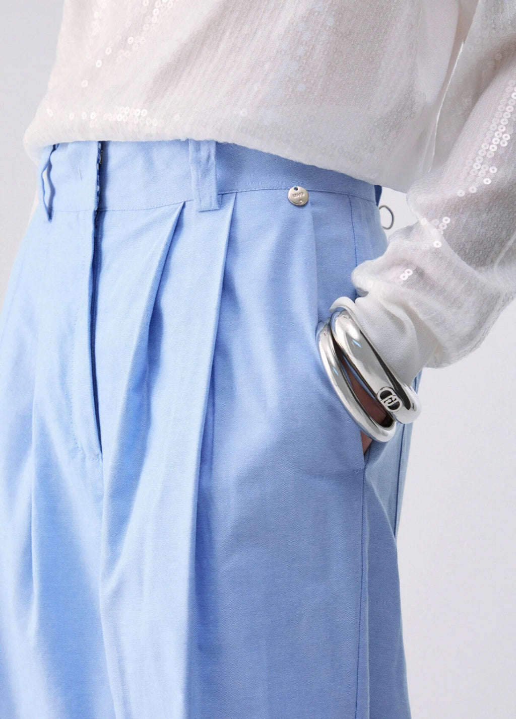 Liu Jo - Pantaloni Pant.Ts Nav Lung