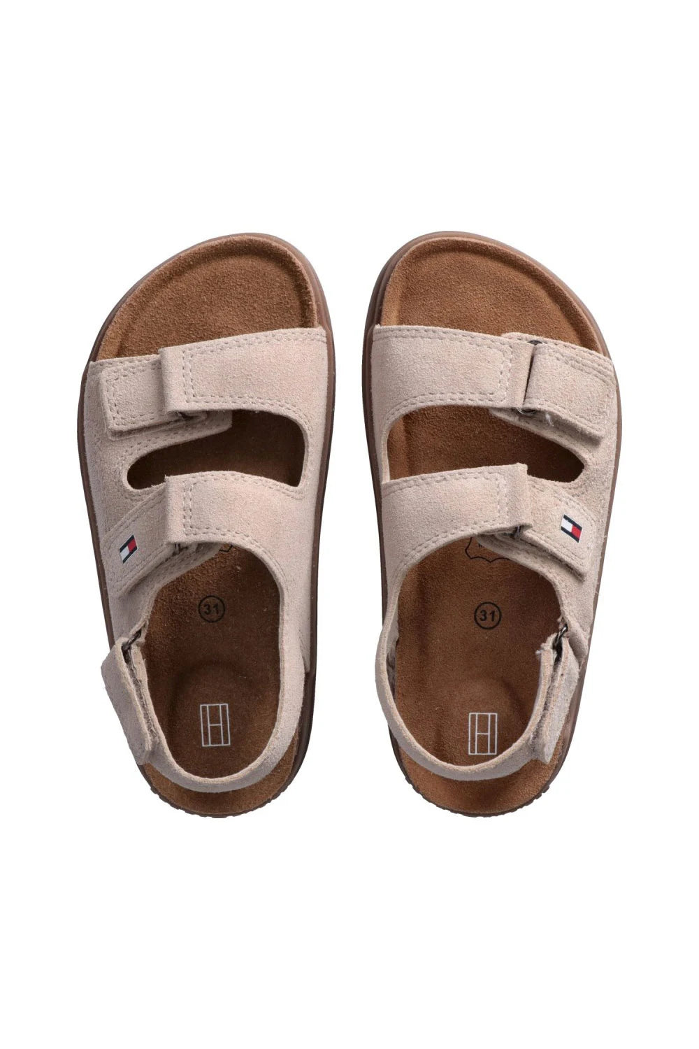 Tommy Hilfiger - Sandalo Velcro Beige
