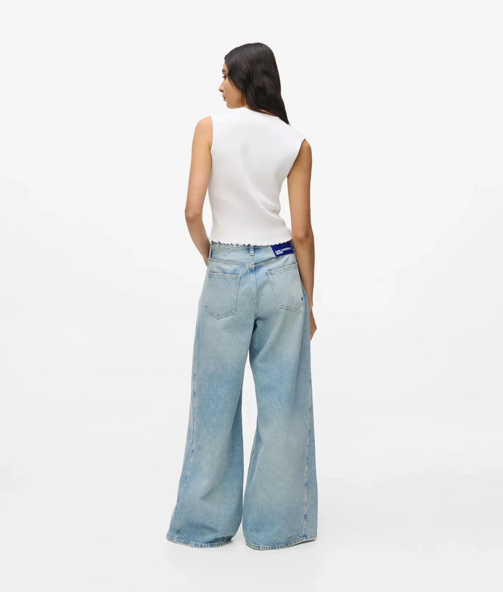 Karl Lagerfeld - Pantaloni Klj Lr Wide Leg
