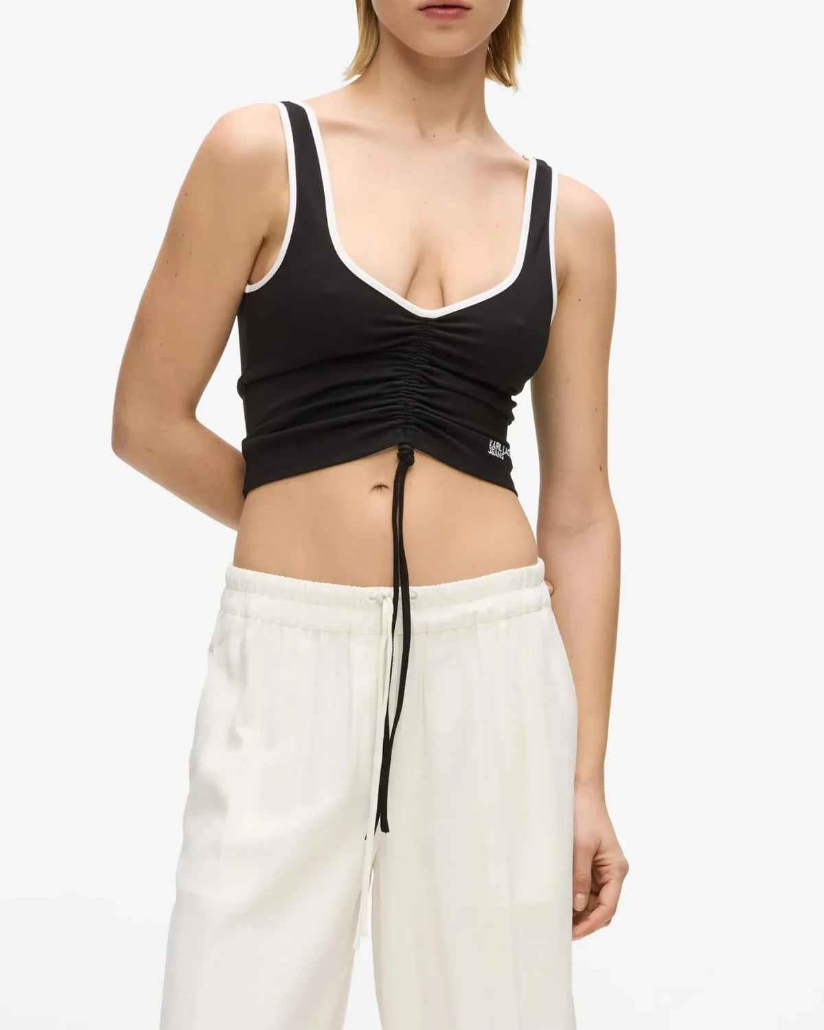 Karl Lagerfeld - T-Shirt Klj Ruched Bralett