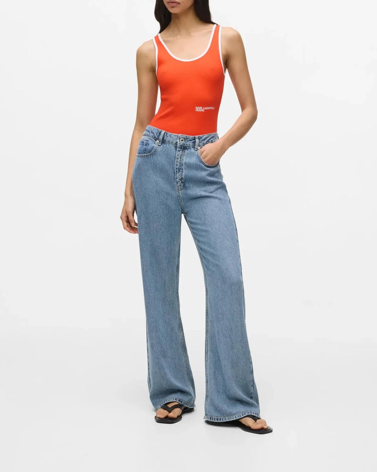 Karl Lagerfeld - Pantaloni Klj Hr Flare Den