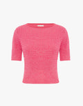 Manila Grace - Maglia In Filo Bucherellat