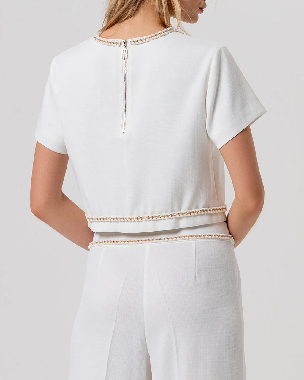Fracomina - Maglia Cropped Blouse